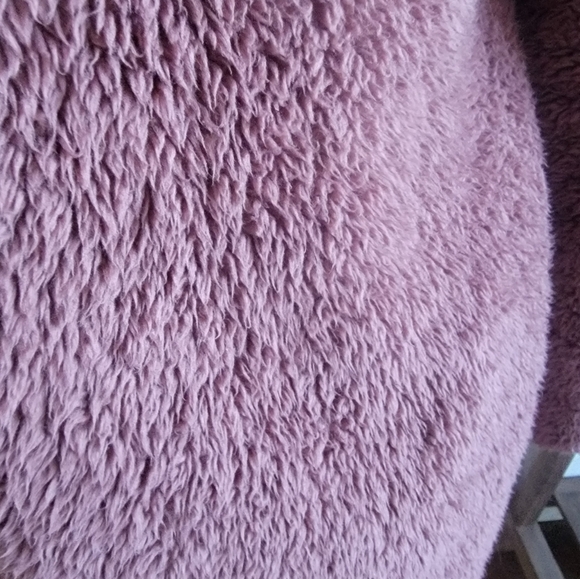 Pink Victoria's Secret Sherpa Teddy Jacket | Mauve | Size XS/S - Picture 4 of 7